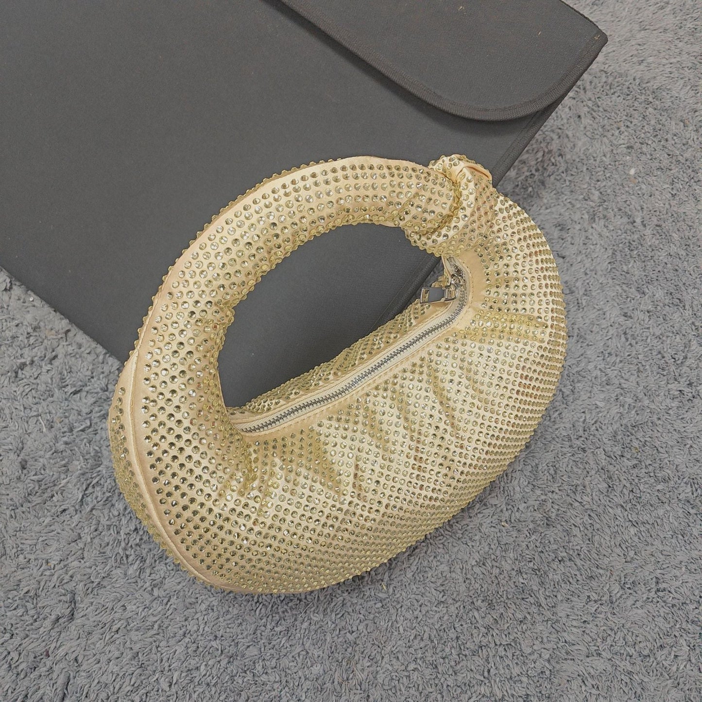 Women's Unique Clutch Shiny Rhinestone Dinner Handbags
