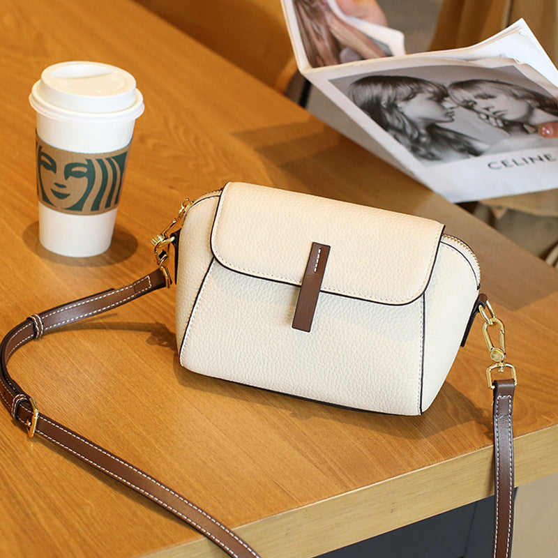 Women's Genuine Leather Shell Pouch Fashionable High-grade Crossbody Bags
