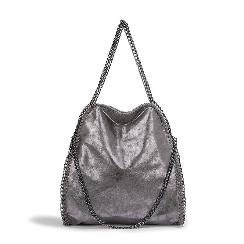 Women's Cool Versatile Chain Foldable Big Shoulder Bags