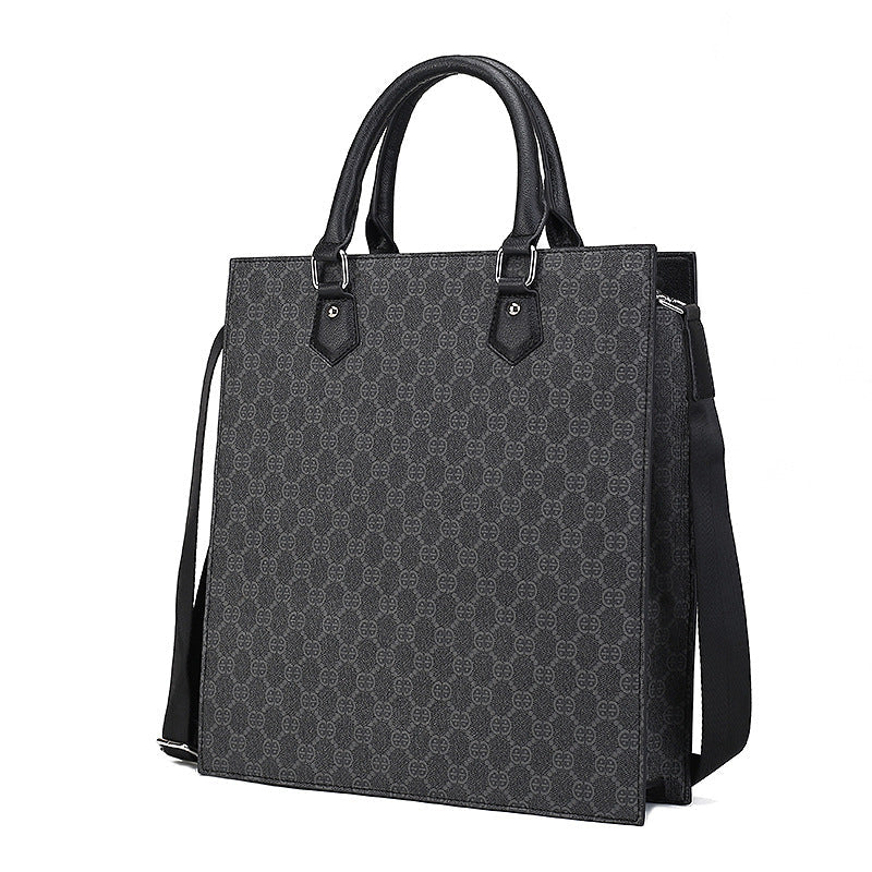 Women's & Men's & Fashion Folder Vertical Zipper Portable Men's Handbags