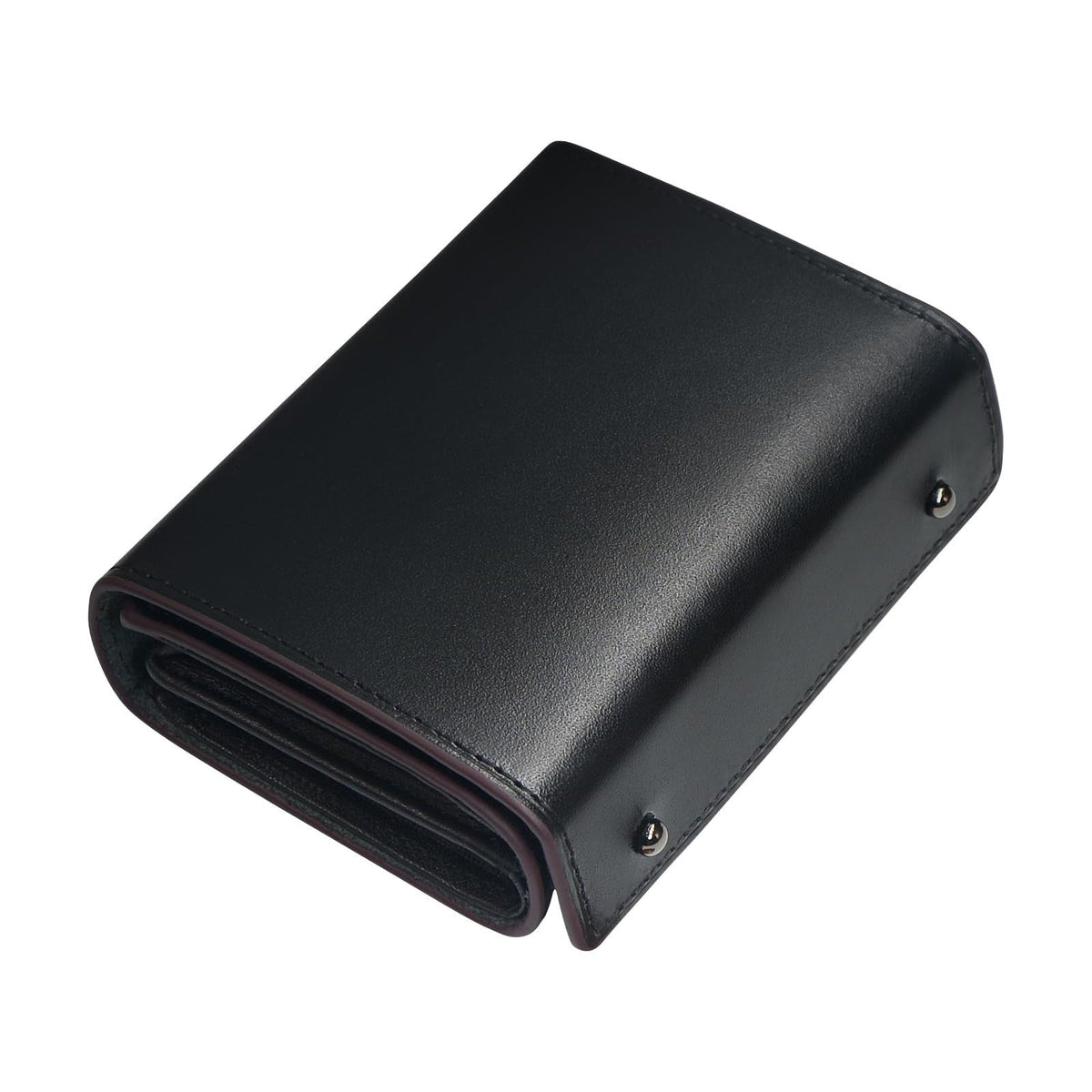 Men's Genuine Leather Business Swiping Raccoon Wood Men's Wallets