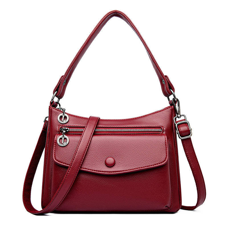 Women's Versatile Unique Mom Temperament Commute Shoulder Bags