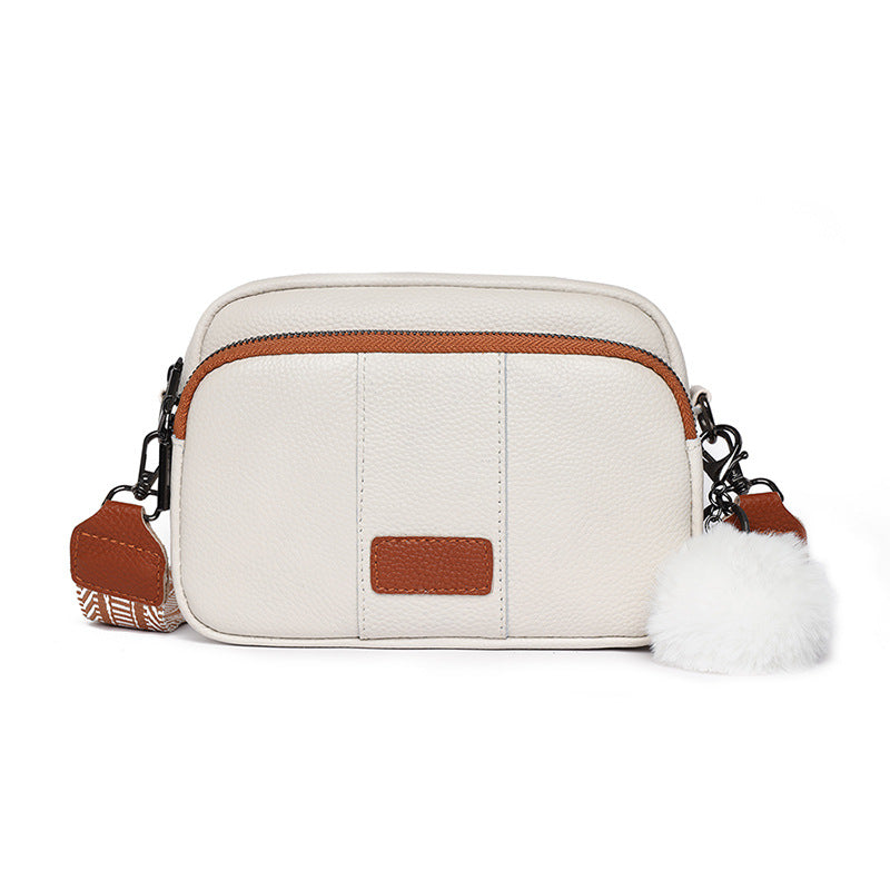 Women's Genuine Leather Trendy Fashion Simple Top Crossbody Bags