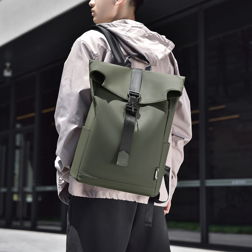 Innovative Men's Trendy High-grade Flip Magnetic Backpacks