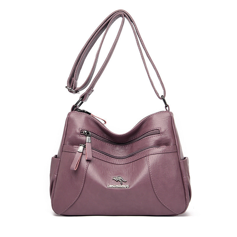 Women's Korean Style Simple Large Capacity Mom Crossbody Bags