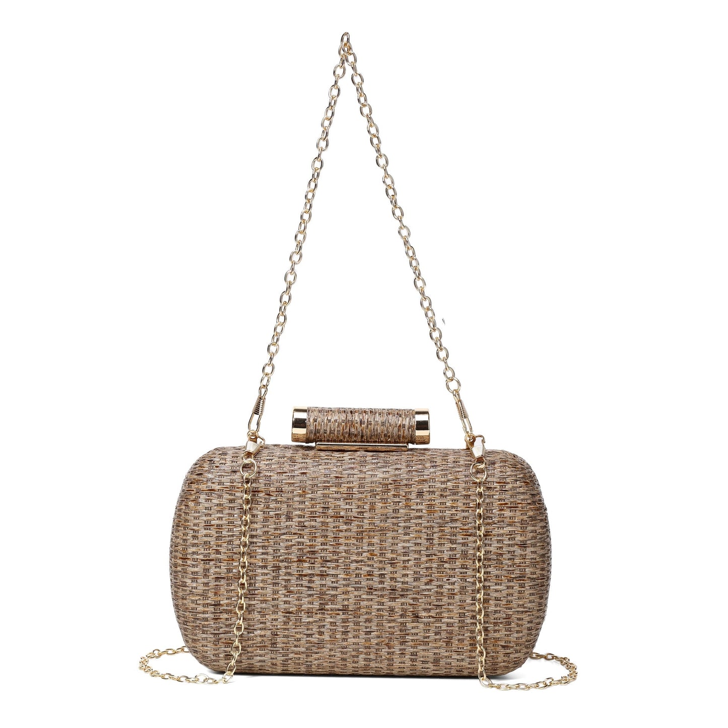 Women's Dinner Winter Straw Fashion Hand-woven Clutch Evening Bags