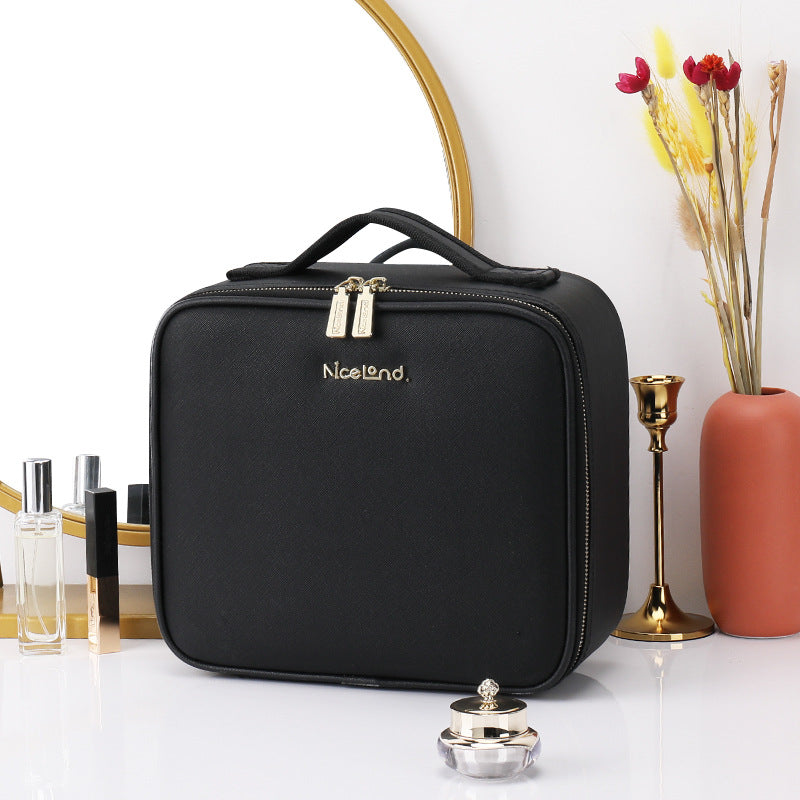 Storage With Mirror Large Capacity Box Cosmetic Bags