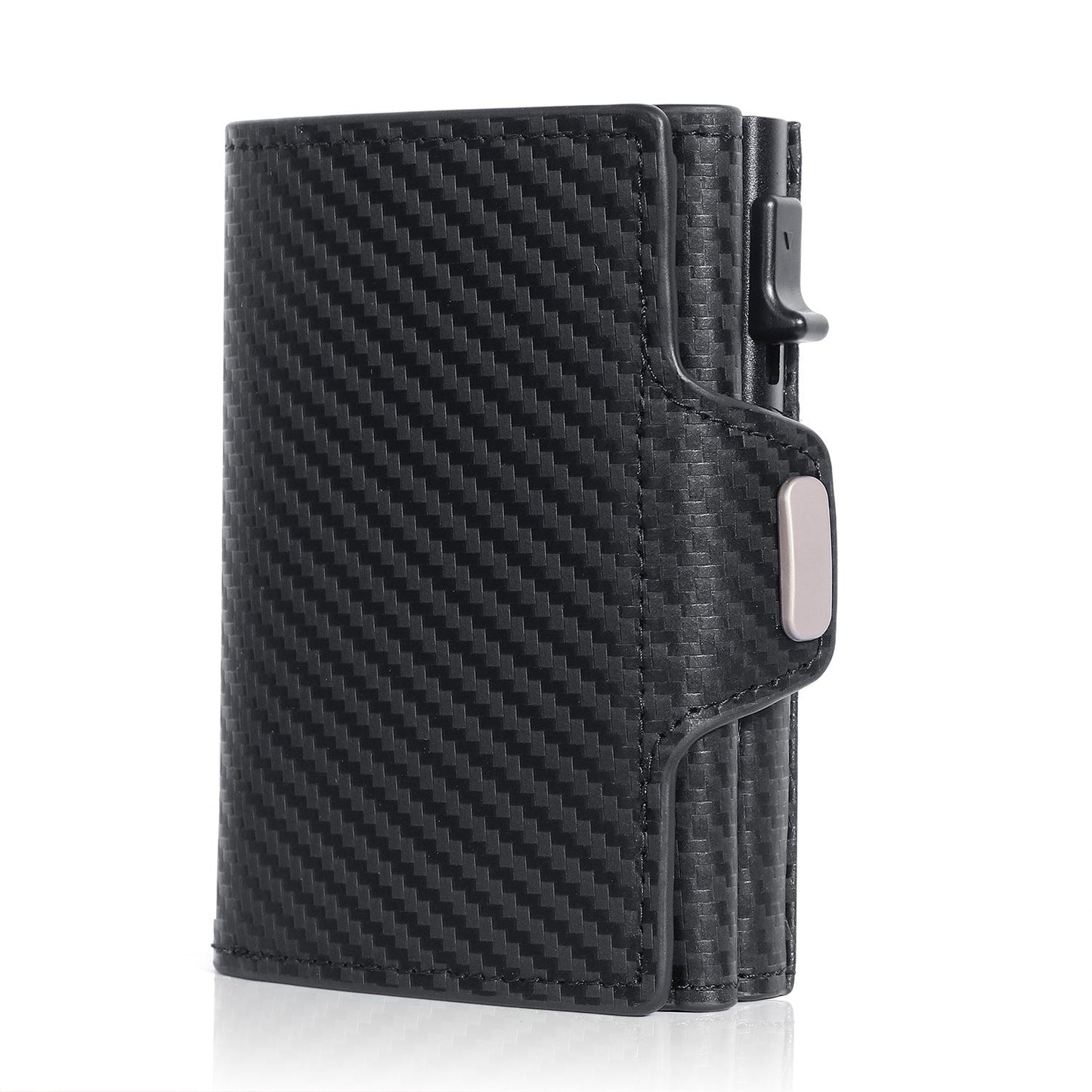 First Layer Crazy Horse Leather Aluminum Men's Wallets