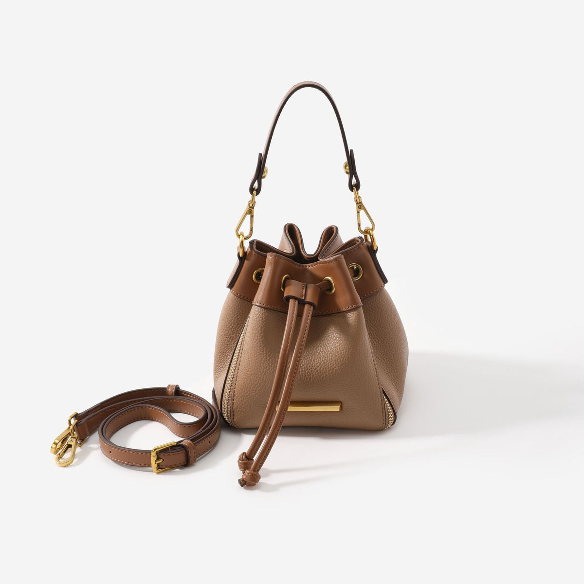 Fashion Women's Niche Round Color Block Crossbody Bags