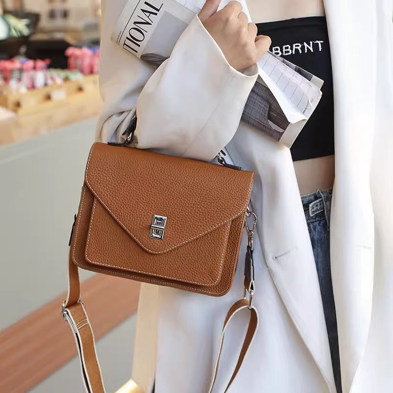 Women's Genuine Leather Commuter Summer French Handbags