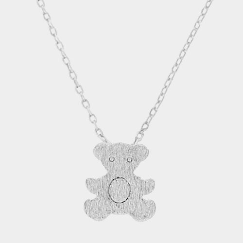 Baby Bear Pendant Necklace