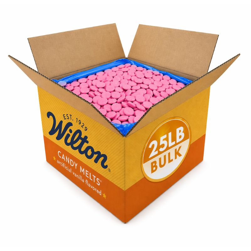 Wilton Pink Confectionery Melting Wafers – Bulk Value Bag