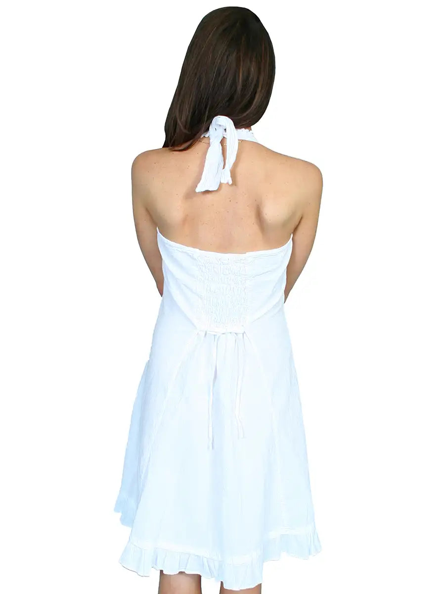 Vestido con escote halter Scully Cantina (PSL-053) - Vestido de verano para mujer (liquidación)