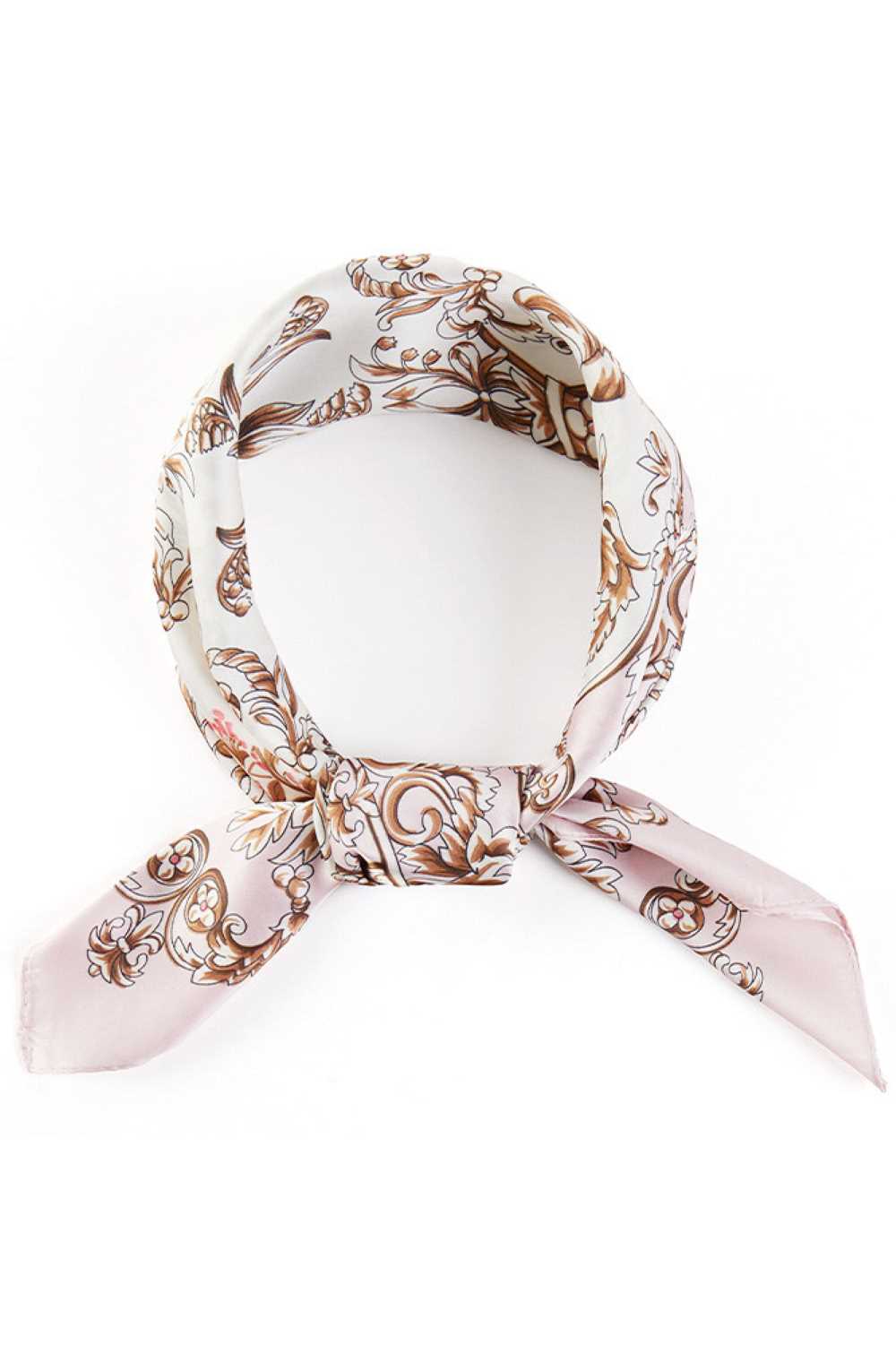 Baroque Pattern Print Bandana Scarf