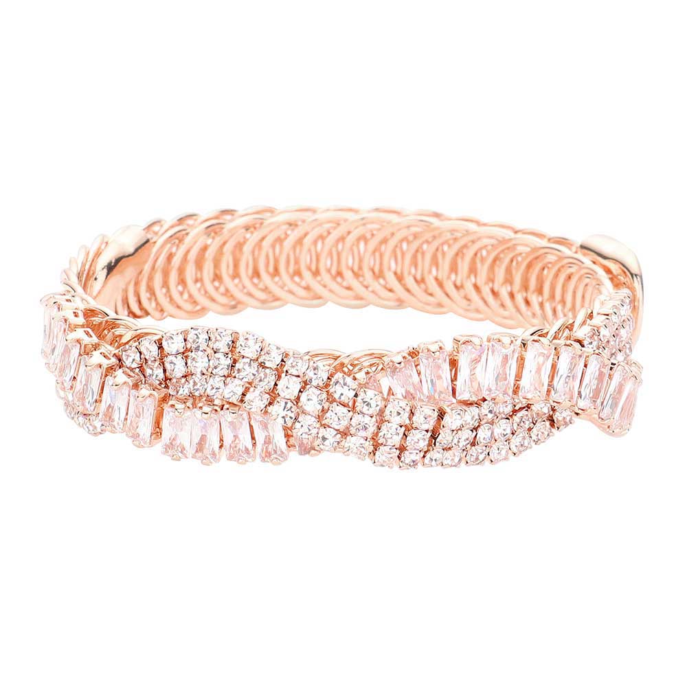 CZ Stone Pave Evening Bracelet