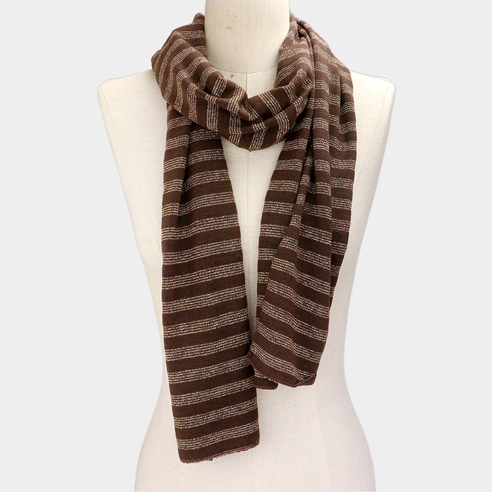 Striped Oblong Scarf