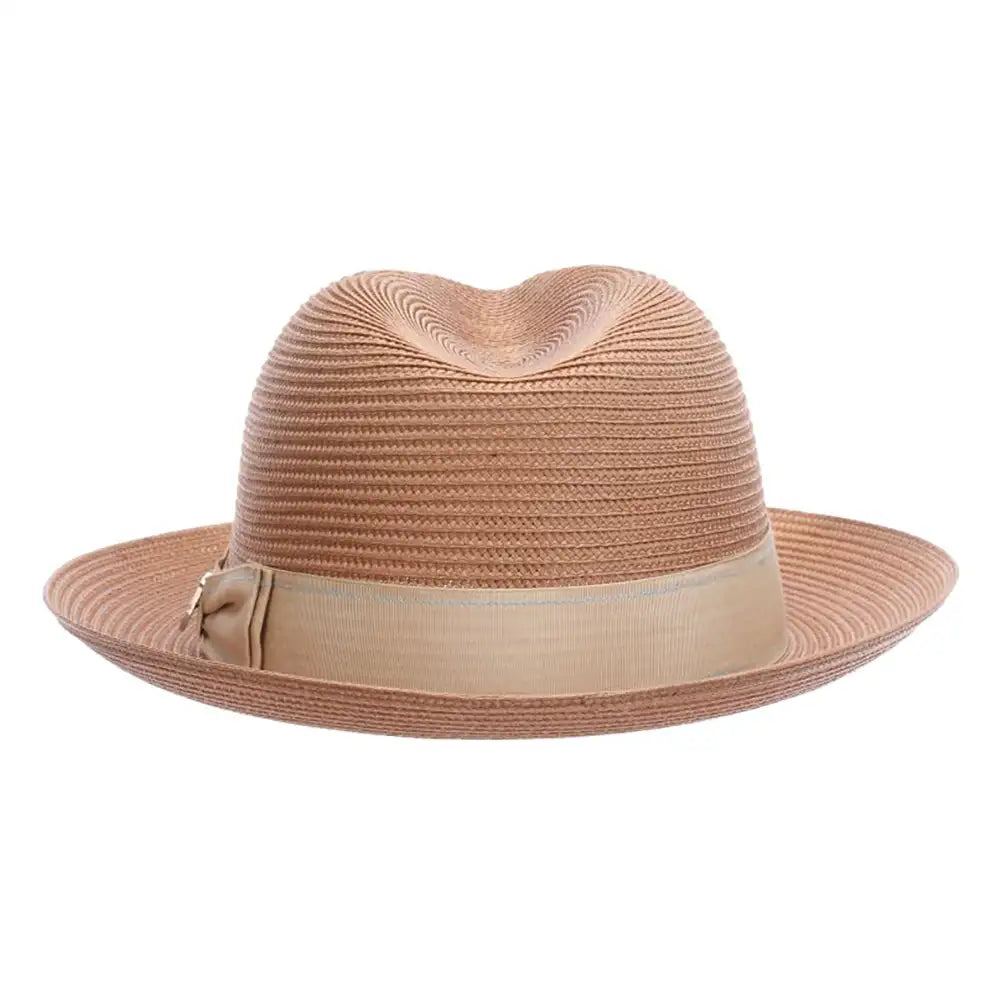 Stacy Adams Moore - Sombrero fedora de paja