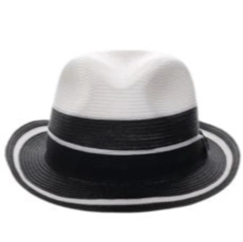 Stacy Adams Rodano - Straw Fedora Hat