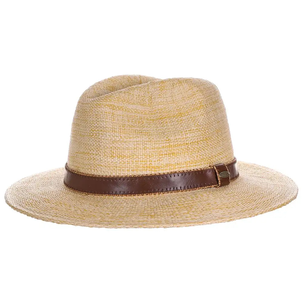 Scala Abari - Sombrero Fedora Outback de Paja de Rafia