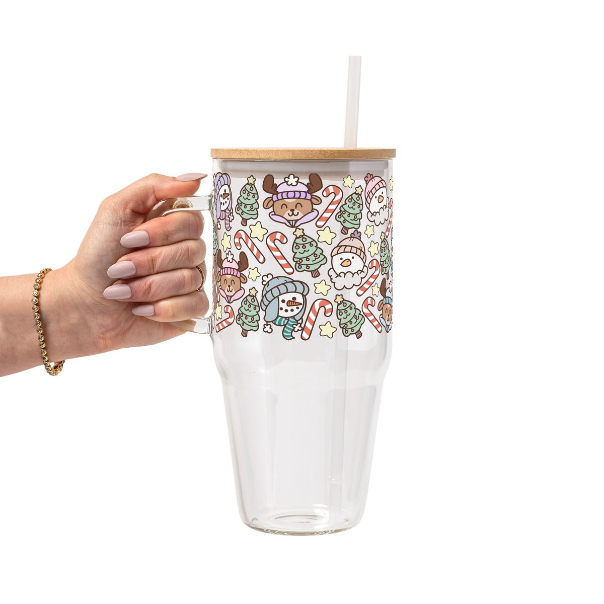 Winter Cuties Glass Cups