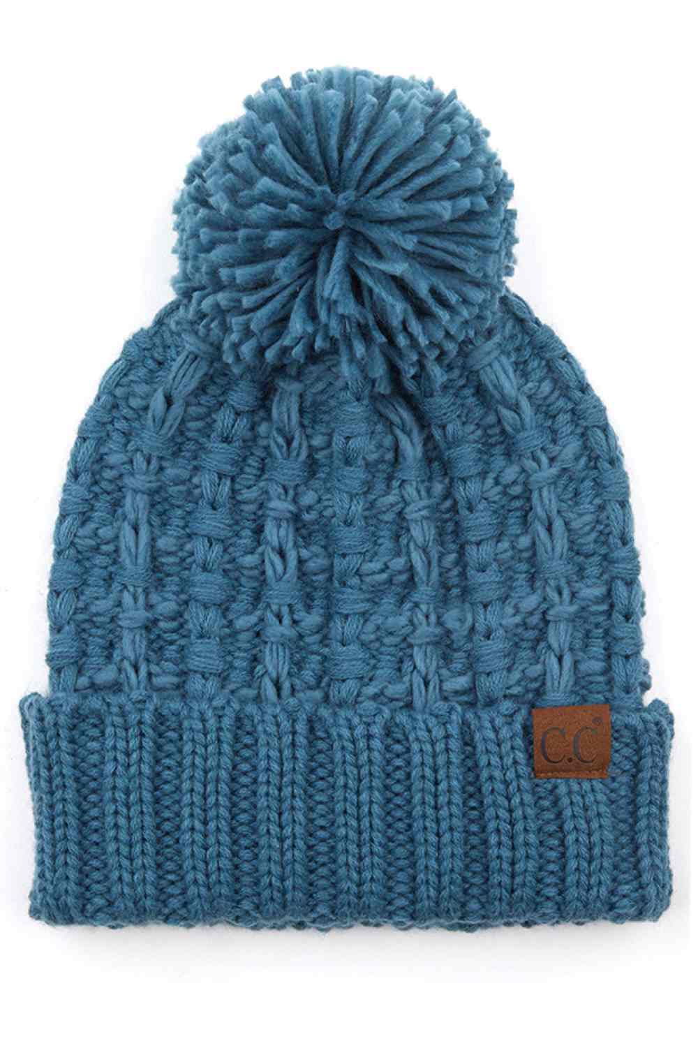 C.C Slipstitch Pom Beanie Hat