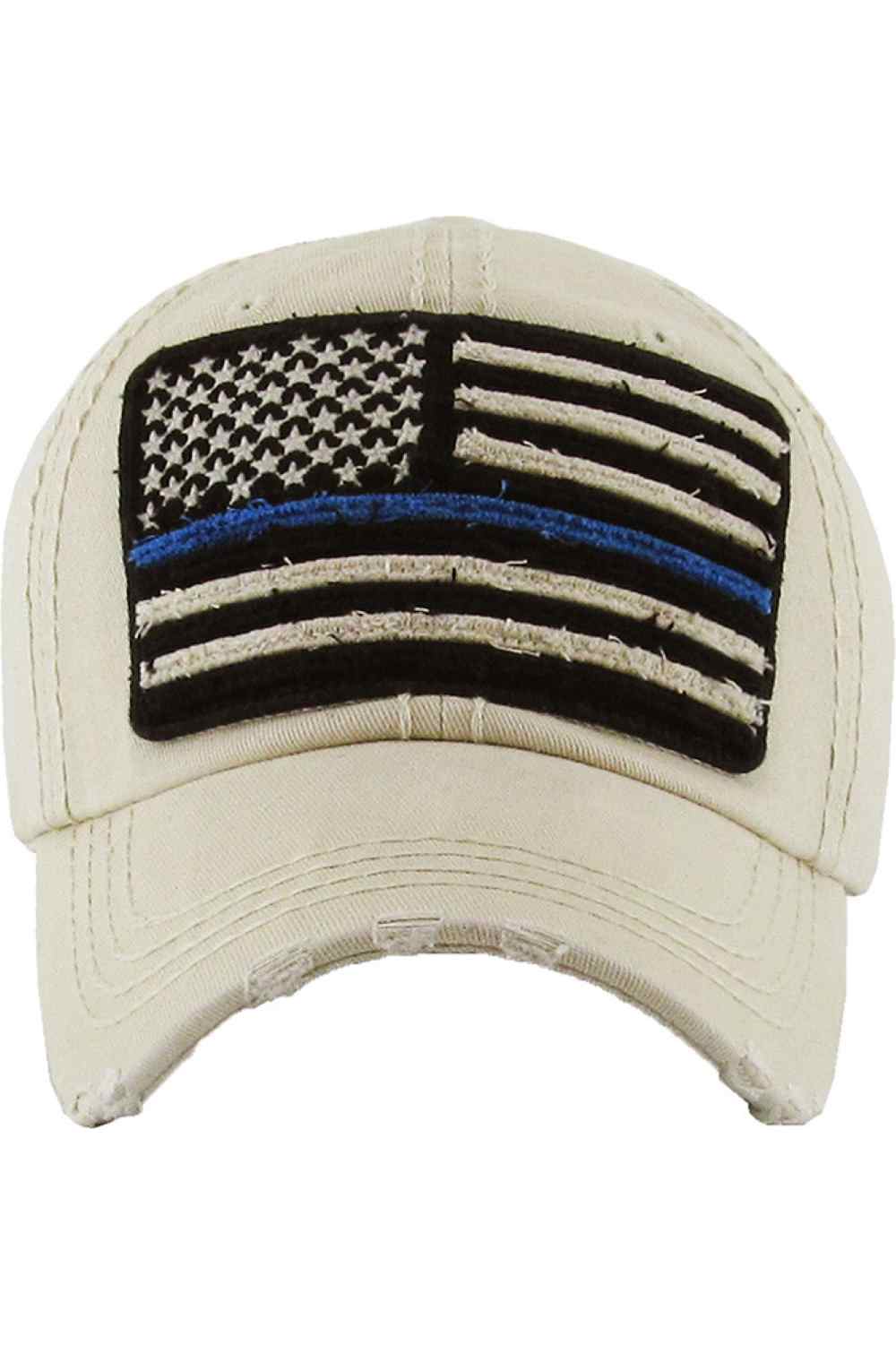 AMERICAN FLAG VINTAGE BASEBALL CAP