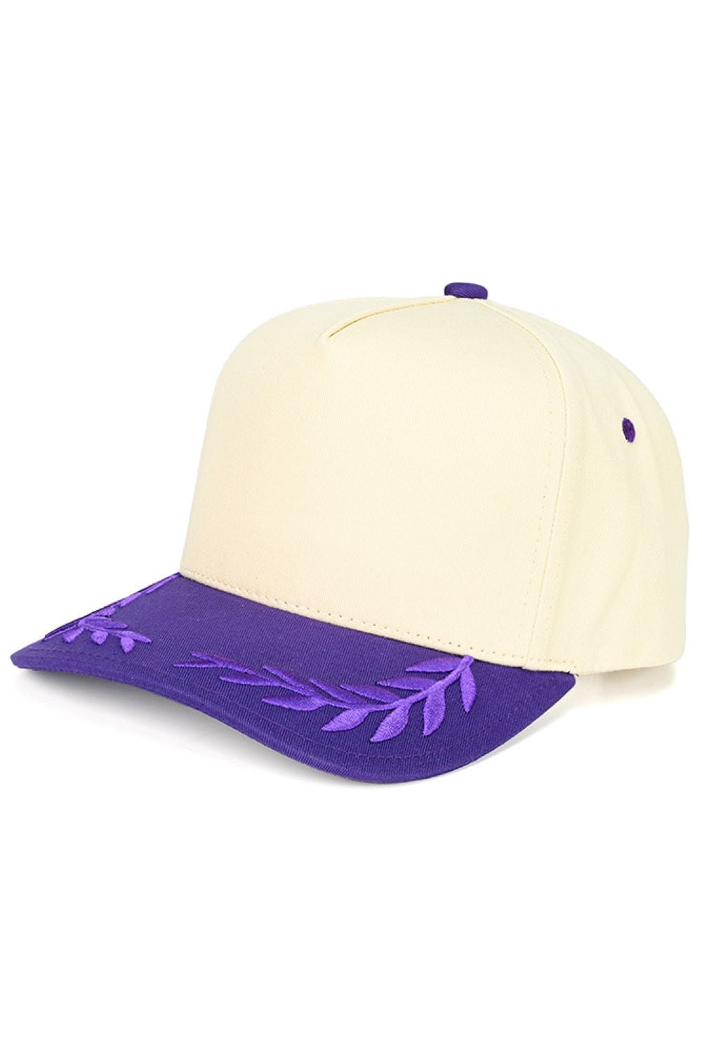 C.C Captain Oak Leaves Embroidered Trucker Cap
