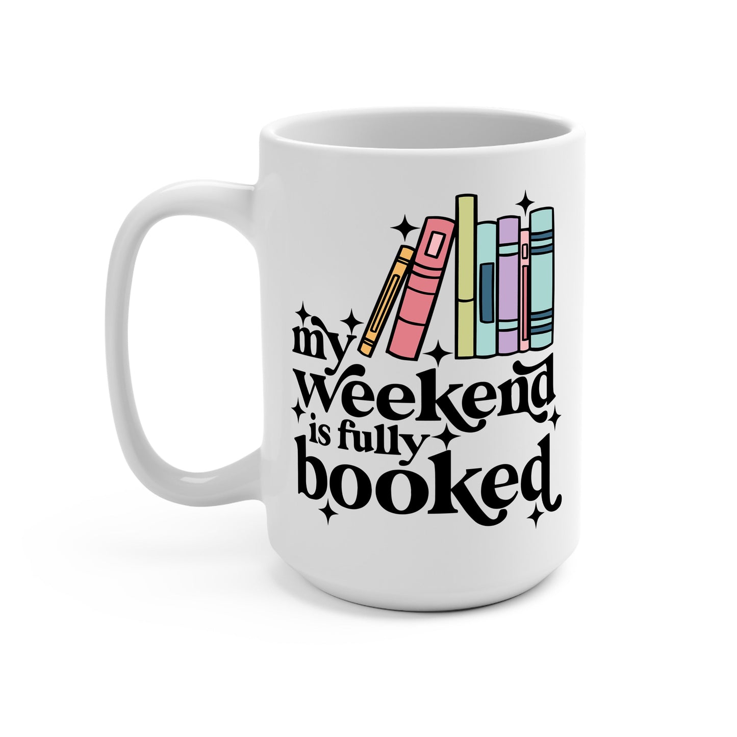 Fully Booked Weekend Glass Cups