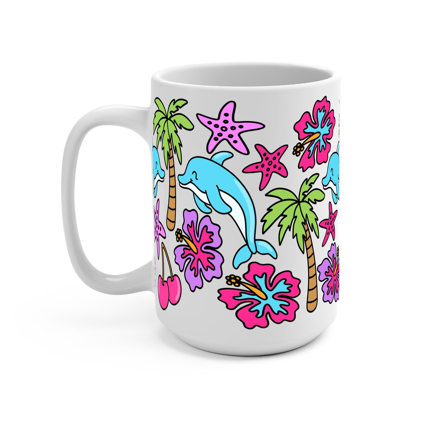 Dolphin Dreams Glass Cups