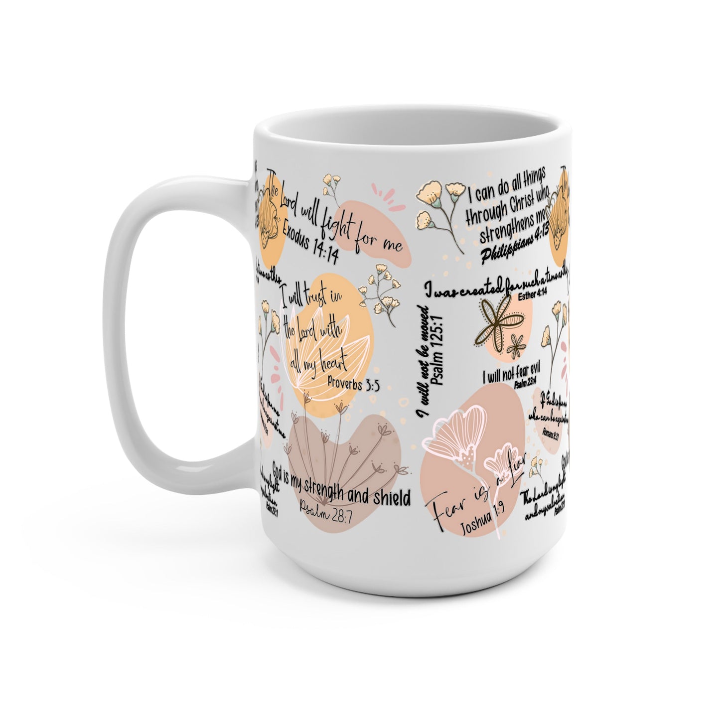 Christian Bible Verse Glass Cups