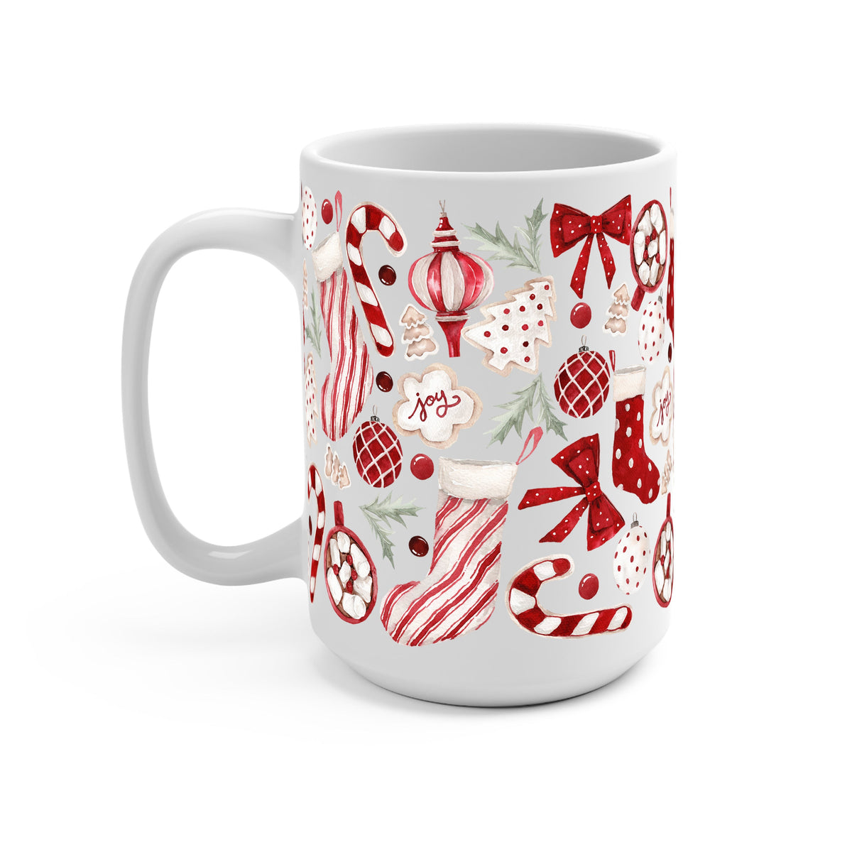 Cozy Christmas Glass Cups