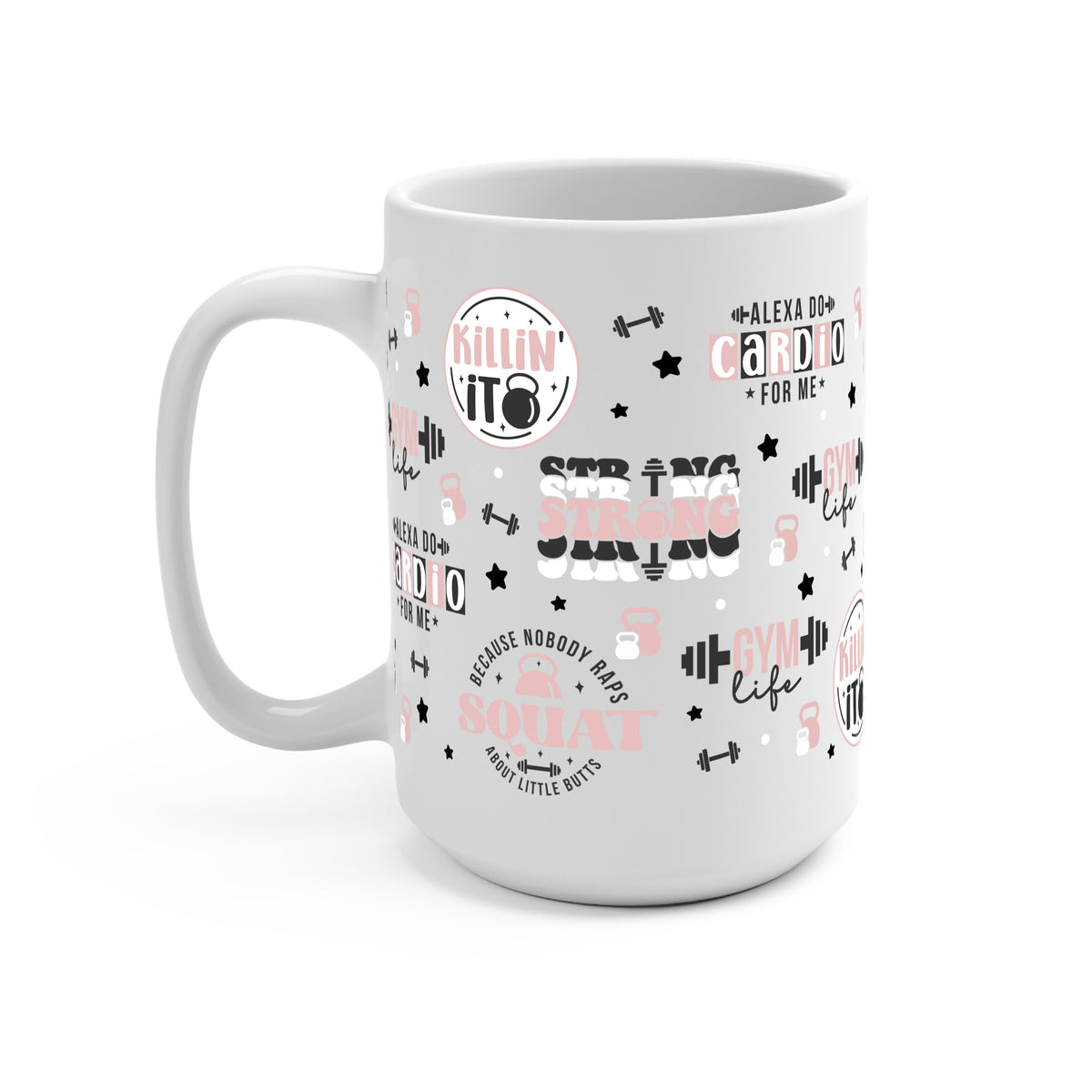 Gym Girl Glass Cups