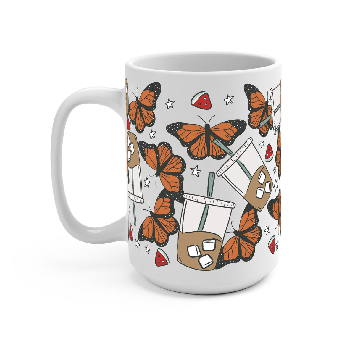 Spring Butterfly Aesthetic Glass Cups