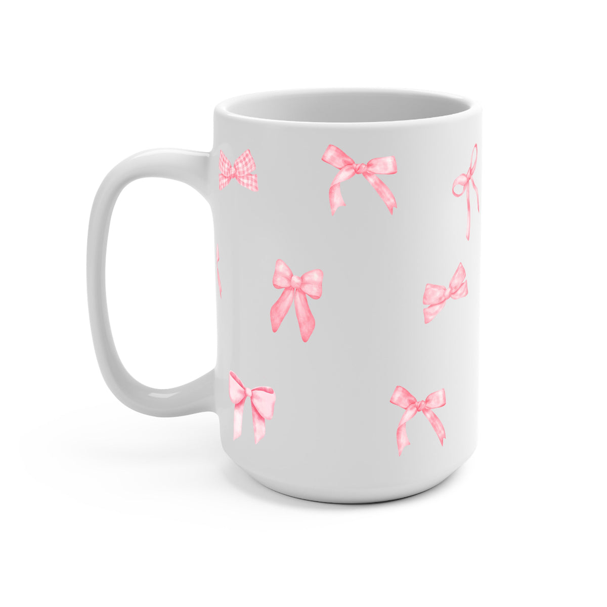 Vasos de Cristal Rosas con Lazos Coquette