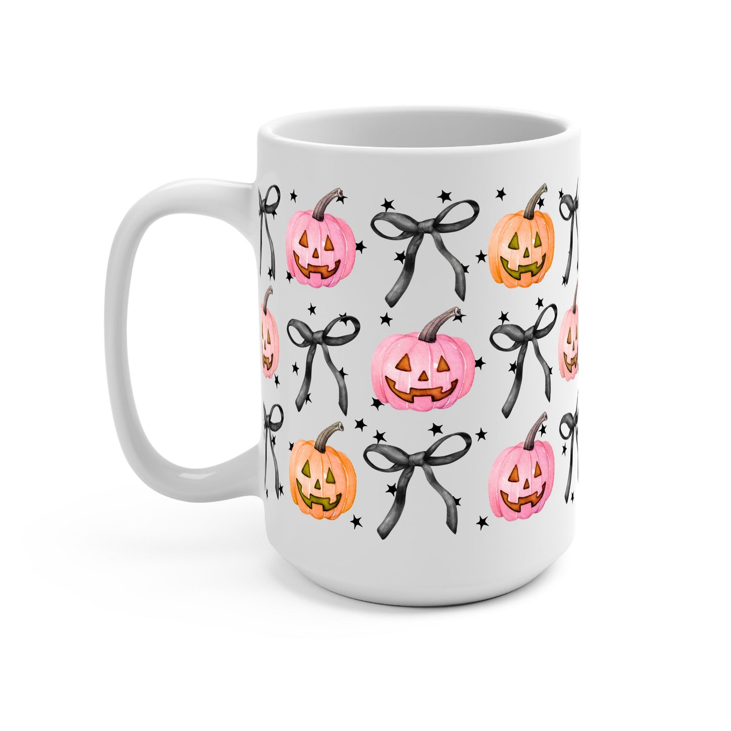 Halloween Coquette Pumpkins Glass Cups