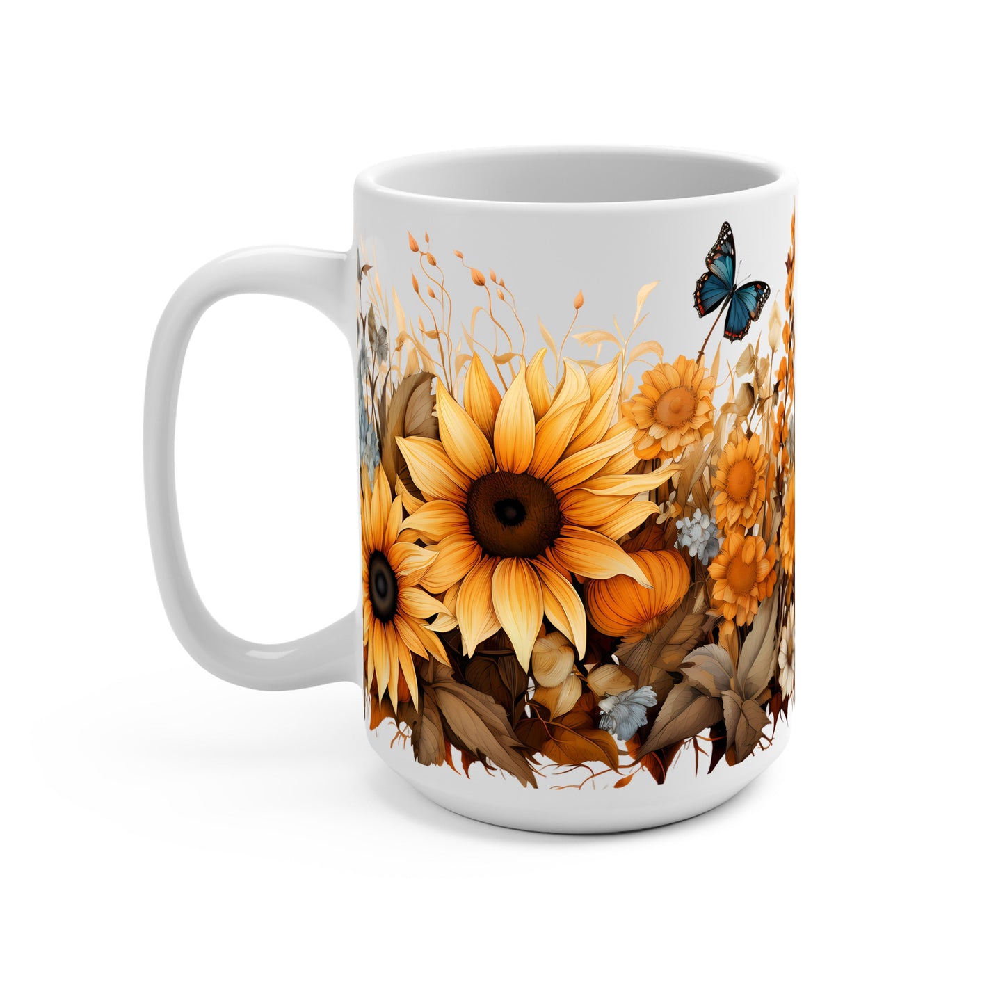 Sunflower Glass Cups
