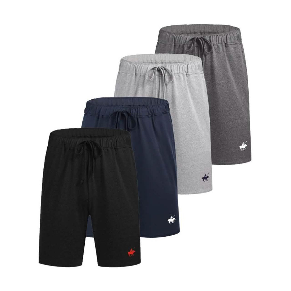 Paquete de 4: Pantalones Cortos de Descanso para Hombre con Bolsillos