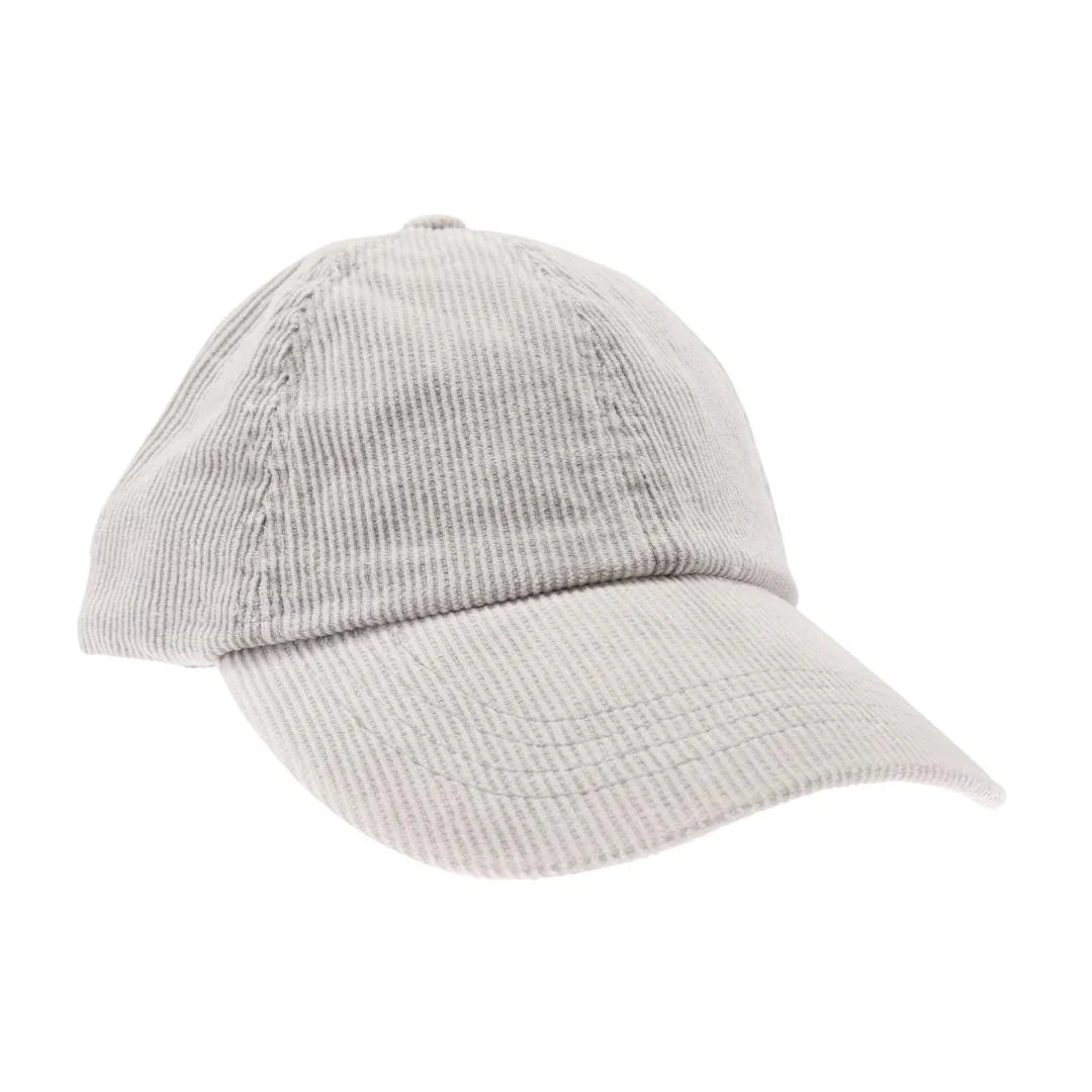 C.C Women's Stonewashed Corduroy Criss Cross Ponytail Cap