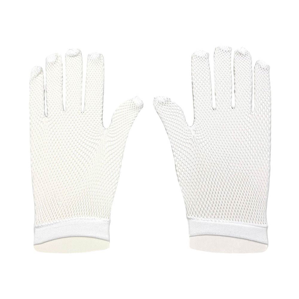 Fishnet Wedding Gloves