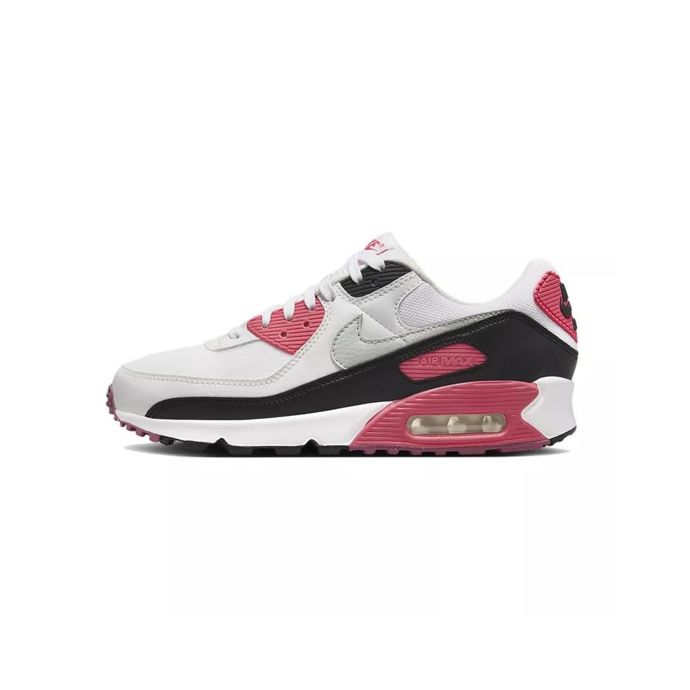 Zapatillas Nike Air Max 90 para mujer (DH8010-105 White/Aster Pink/Black/Light Silver) Talla 5.5