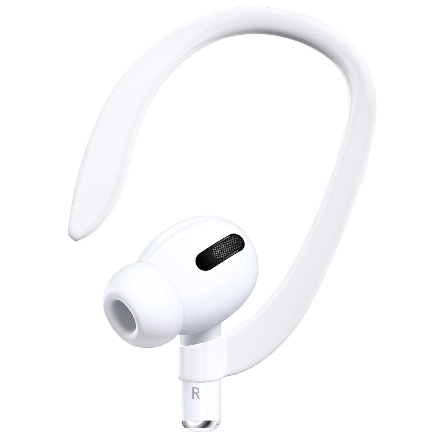 Audífono de repuesto único derecho compatible solo con AirPods Pro de 1.ª generación, modelo A2083, audífono inalámbrico para el oído derecho con ganchos de sujeción desmontables, lado derecho para AirPods Pro de 1.ª generación