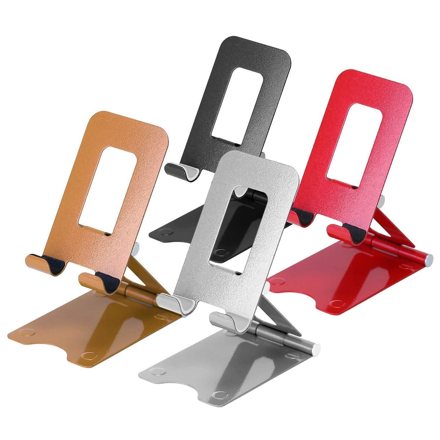 Soporte ajustable y plegable para teléfono de escritorio