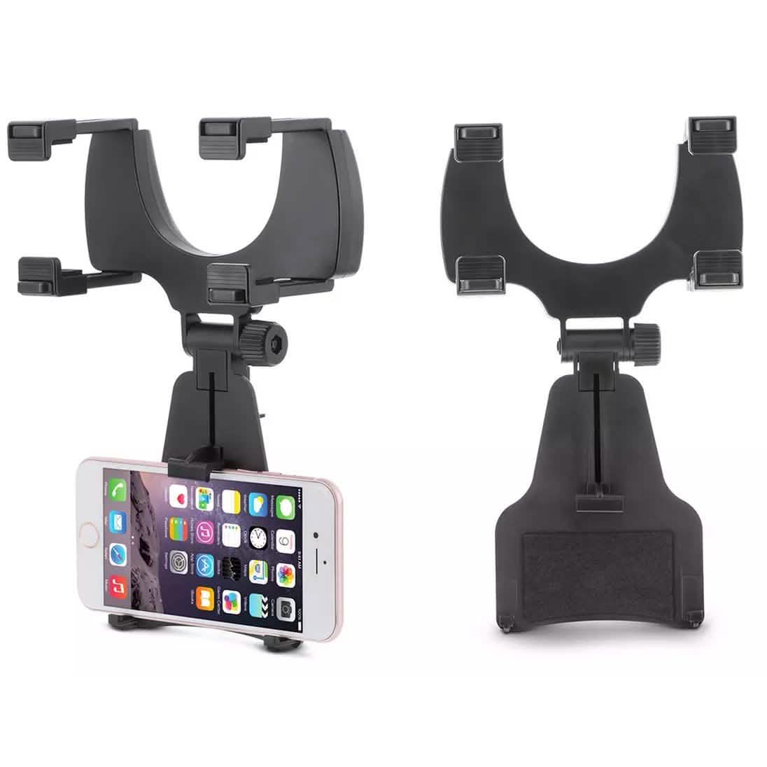 Soporte universal para teléfono de espejo retrovisor Aduro Grip-Clip
