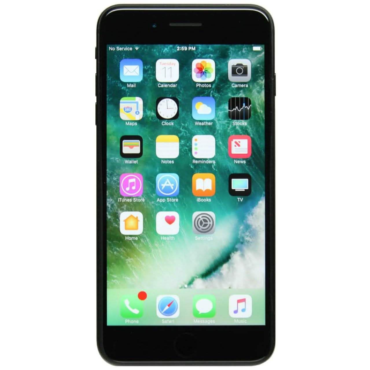 Apple iPhone 7 Plus Negro - Completamente Desbloqueado (Restaurado)