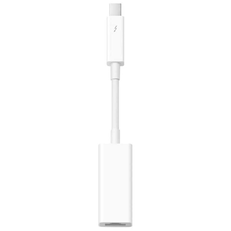 Adaptador de Thunderbolt a Gigabit Ethernet de Apple