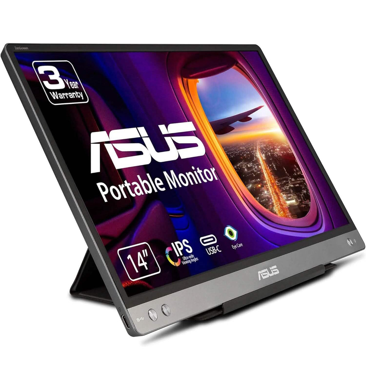 ASUS ZenScreen MB14AC 14” Portable USB Monitor (Refurbished)