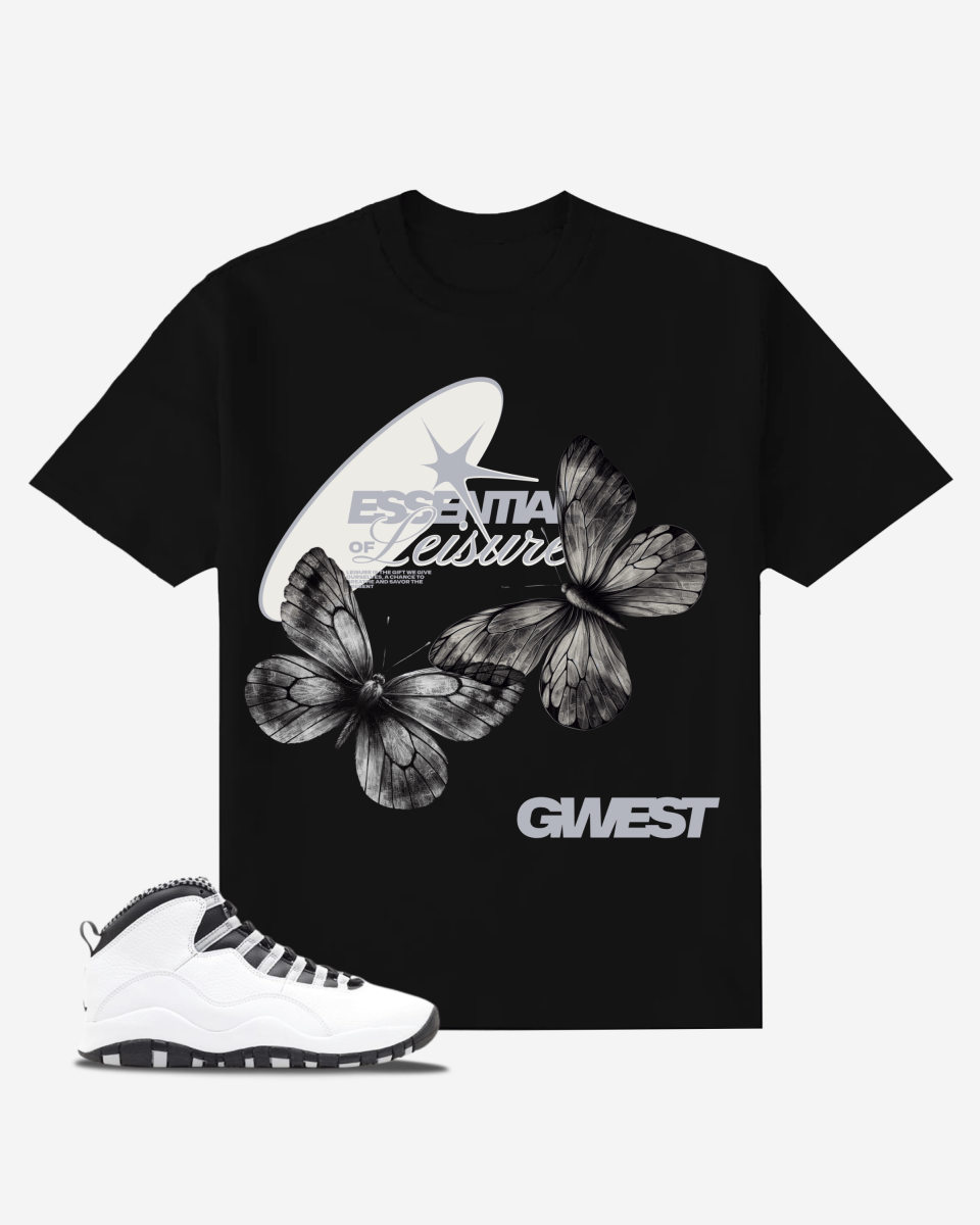 G West Butterfly Oversized T-Shirt Mens