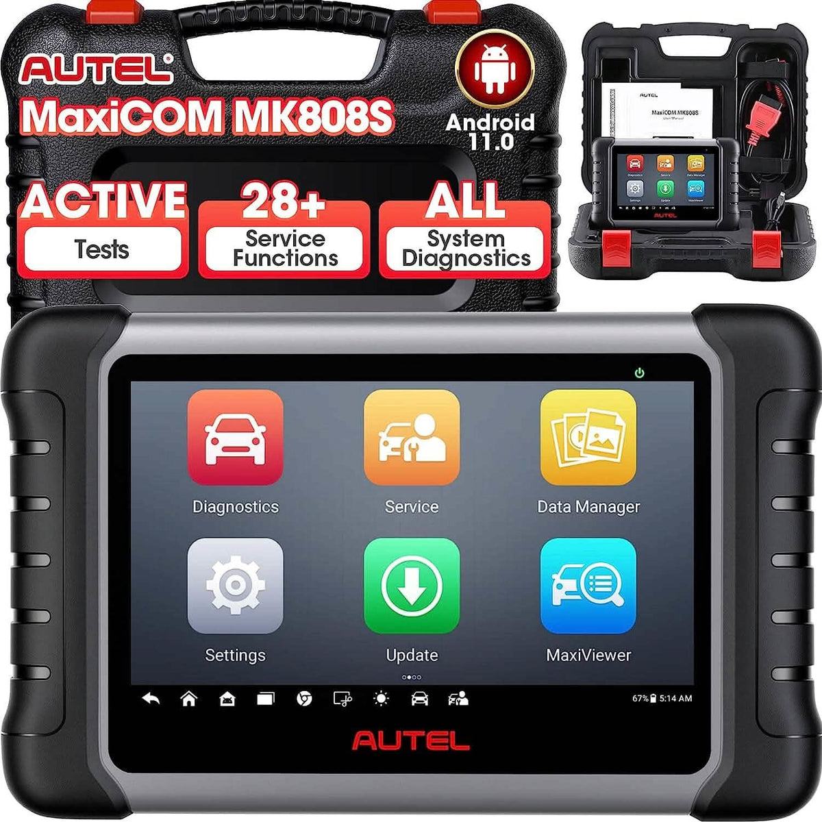 Autel MaxiCOM MK808S Bidirectional Scan Tool (Refurbished)