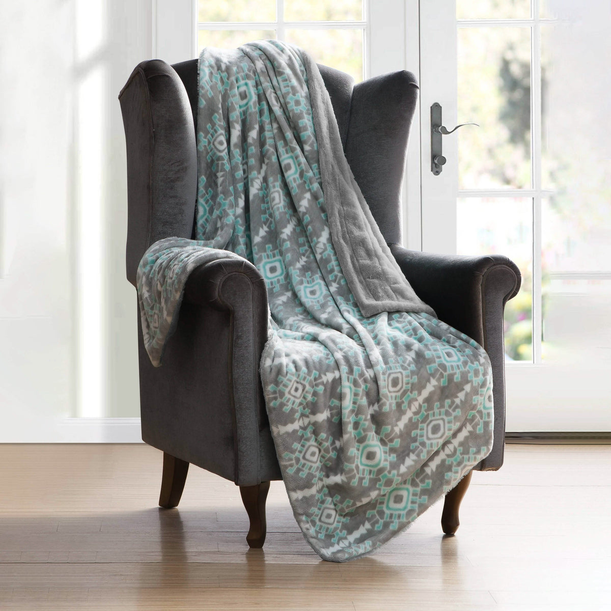Manta Ultra Suave Azteca 50" x 60"