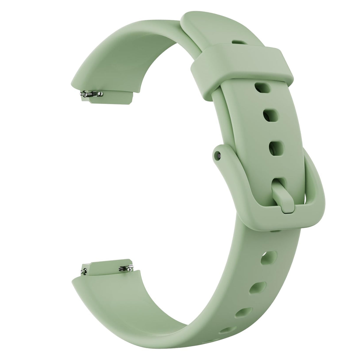VPSTAY ALB1 Pulsera de actividad reloj correas de repuesto de silicona compatibles con reloj correas de liberación rápida (verde)